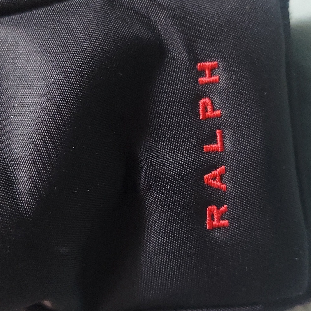 Vintage Ralph Lauren Nylon Black Tassel Small Tote Bag - Picture 10 of 12